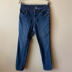 Style&Co curvy slim leg blue stretch denim women size 6